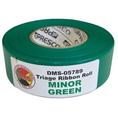 Conterra Four Color Triage Tape (Black, Yellow, Green, Red)