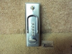 Dormakaba KABA Simplex 2015 Push Button Lock Exit Trim Panic Bar Satin Chrome