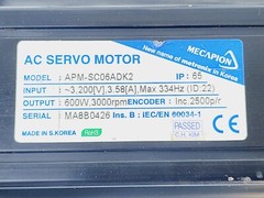 600W 3000RPM Servo Motor APM-SC06ADK2 2500ppr Encoder #1