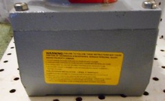 APPLETON ENR22201 RECEPTICAL INTERLOCKED WITH SWITCH FOR HAZARDOUS LOCATIONS