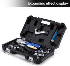 HVAC Hydraulic SWAGING Tool Kit for Copper Tubing Expanding 3/8 Inch to 1-1/8 In
