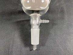 CHEMGLASS Glass 350mL 24/40 M Frit Buchner Filter Funnel CG-1406-25