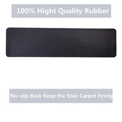 Indoor and Outdoor Carpet Stair Treads – 32″ x 8″ Non-Slip Stair Treads Carpe…