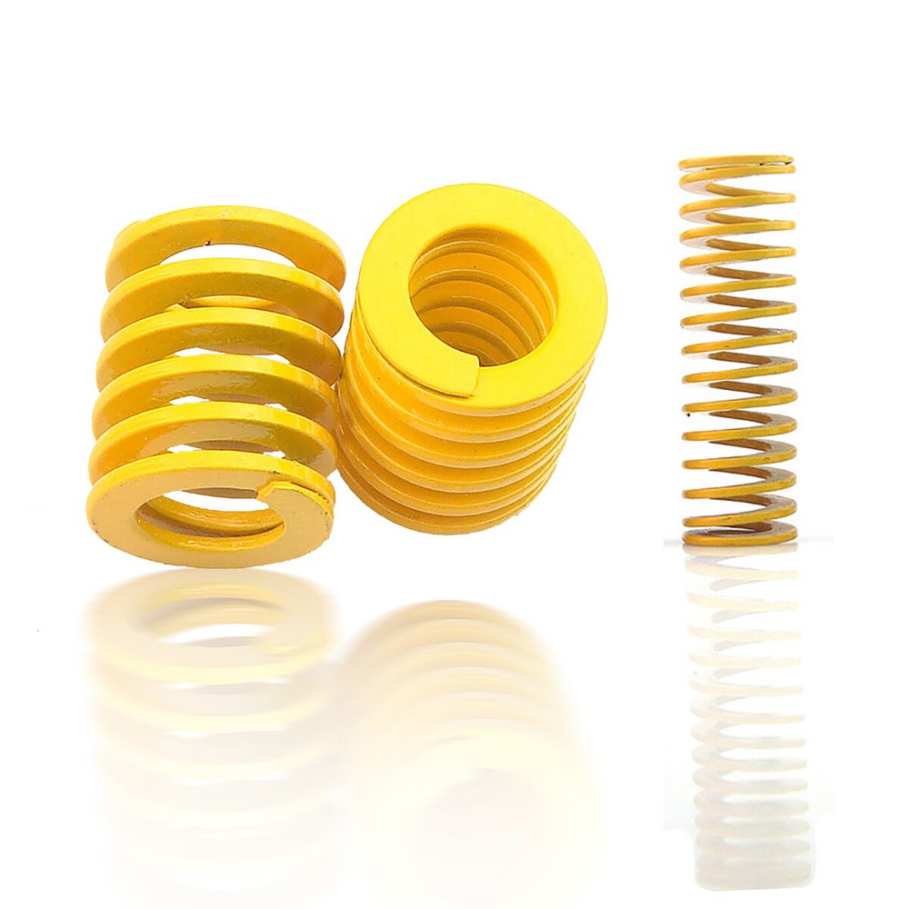 Light Duty Die Coil Springs Yellow Compression Spring Ratio 42% 30mm x 15mm TF
