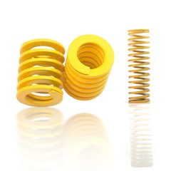 Light Duty Die Coil Springs Yellow Compression Spring Ratio 42% 30mm x 15mm TF