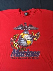 Vintage 1993 Rothco US Marines Eagle Globe and Anchor Single Stitch T-Shirt