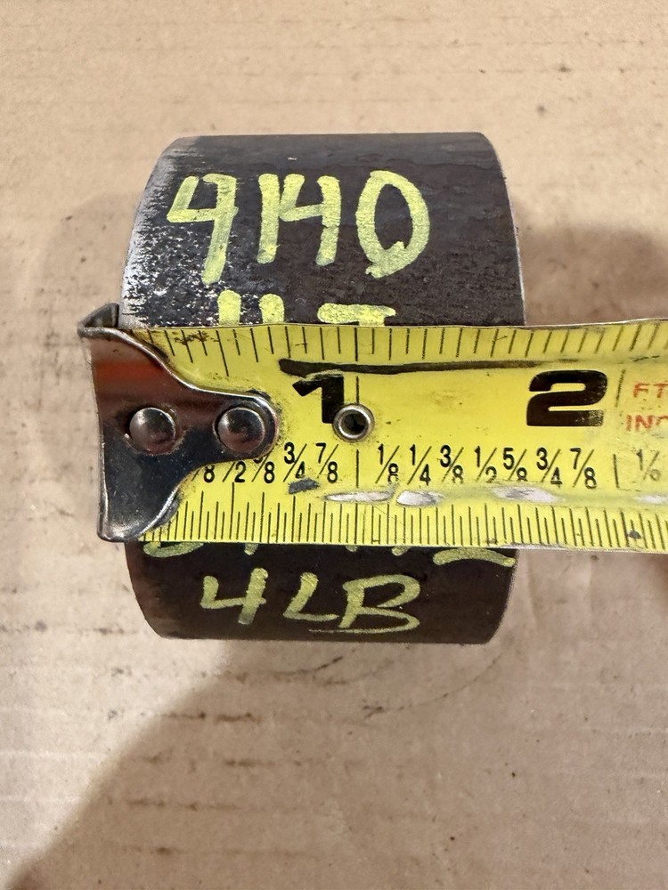 One Piece 4140 Hot Rolled Steel Bar Round Stock Heat Treated 3” OD x ~1 1/2”