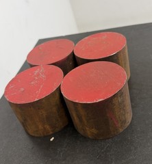 1045 Hot Rolled Steel Round Bar Rod 3.25″ Diameter x 2.50″ Length (4 PC LOT)