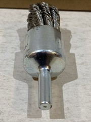 WEILER 90192 Crs Knot Wire End Brush,Steel,3/4 In. 4F709 1/4″ Shank FREE SHIP!