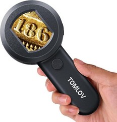 Tomlov 100X Digital Microscope Coin Magnifying LED illuminated USB Jeweler Loup