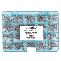 AZDENT Dental Orthodontic MIM Monoblock Brackets Braces Mini Roth/MBT 345 Hooks