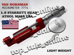 L.S STARRETT HEAD USA VAN NORMAN BORING BAR MICROMETER 777S 2.600 – 5.300 RANGE
