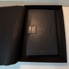 Shinola leather Journal Cover black notebook snap made in USA new w gift box