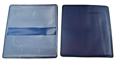 Dark Blue Vinyl Checkbook Cover Standard Top Stub 6- 1/4″ x 3-3/8″ New