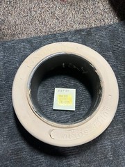Mitco 13″ X 4-1/2″ X 8″ Super Solid Smooth Press On Cushion Forklift Tire Beige