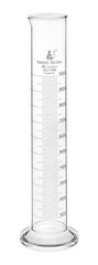 Eisco Labs 1000ml Graduated Cylinder, Class A, White Graduations, Round Base