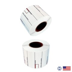 CAS LST-8010 Printing Scale Label, 58 x 40 mm, UPC 36 Rolls Per Case Box