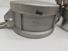Milton Industries Cam & Groove Type A & F 3in Dust Cap DC-300 + F-300 FNPT