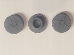 1000 Bromo Butyl Rubber Serum Vial Stoppers Lab Pharmaceutical Plugs