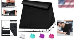 Waterproof Black Poly Mailers 14.5×19 – Reliable Self-Seal Shipping Bags