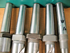 SIP SOCIETE GENEVOISE JIG BORER DRILL BITS #4 SHANK 1.940″, 1.533, 1.400, 1.161,