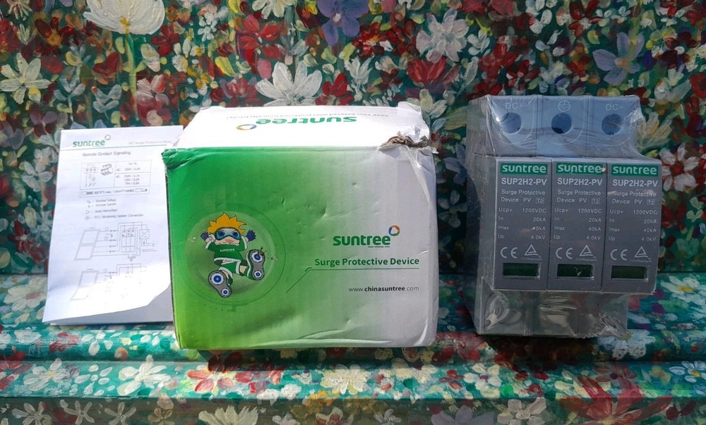 SUNTREE SUP2H2 PV Surge Protective DC1200V 3Poles 20kA 40kA