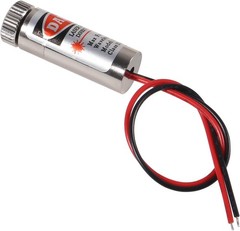 650nm 5mW Red Line Laser Diode Module – Adjustable Focus, 120° Fan Angle