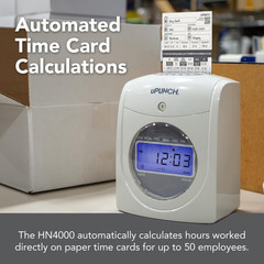 Upunch HN4500 Advanced Calculating Time Clock Bundle for Small Business: Complet
