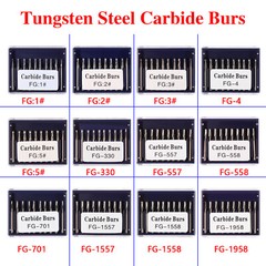 Dental Diamond /Carbide Steel Burs Drill Round For High Speed Handpiece /HP Burs