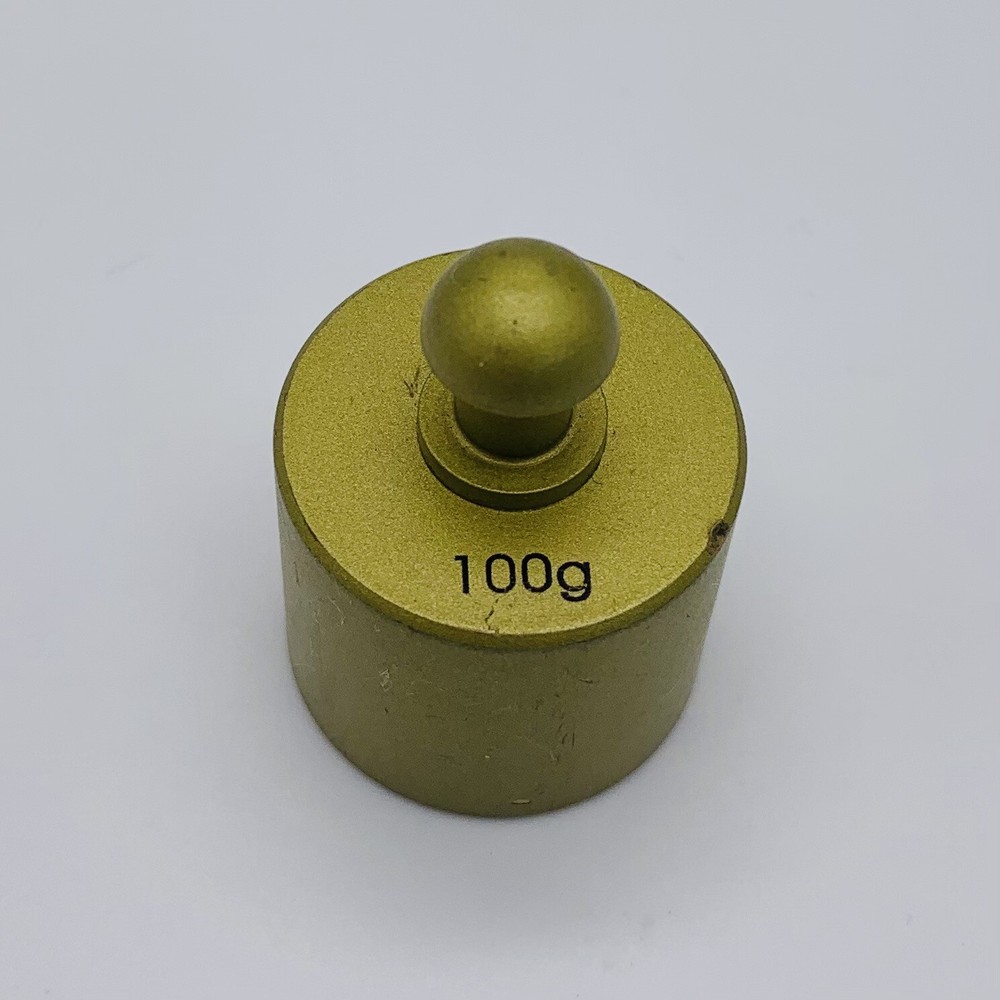 1 Piece 100g 100 Grams Brass Calibration Weight for Calibrating – Used