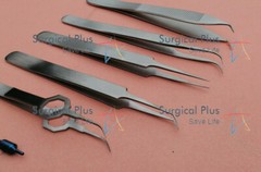 Hair Transplant Forcep & FUE Hair Punch KIt Set Of 9