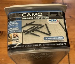 Camo Hidden Fasteners 2-3/8” 316 Stainless Steel