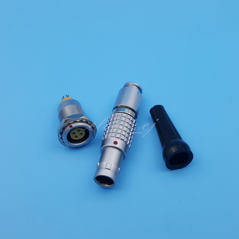 1Set 4Pin Push Pull Aviation Cable Plug Connector Compatible 0B FGG EGG 304