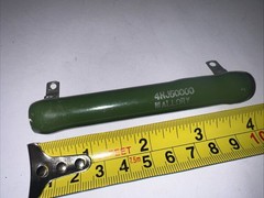 50,000 Ohm 40 Watt Ceramic Wirewound resistor 5% ￼ Tolerance By Mallory 4HJ50000