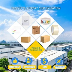 200pcs pack 8″ x 8″ x 8″ Shipping Packing corrugated cardboard boxes color logo