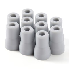 10pc Dental Saliva Ejector Strong Suction Rubber Snap Tip Adapter Replacement