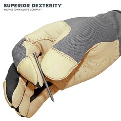 Youngstown Glove Company Youngstown Glove Hybrid Plus Leather Palm Heavy Duty