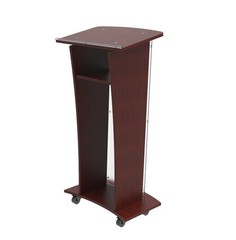 Wood Acryilic Podium Church Pulpit Frost Event Speaker Pulpit Lectern School