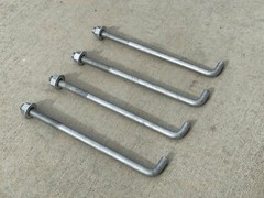 Sandbaggy 5/8″ x 12″ Threaded Concrete Anchor L-Bolts – Hot Dipped Galvanized