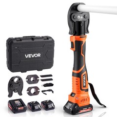 VEVOR 18V Cordless Mini Press Tool Kit for 1/2″ 3/4″ 1″ PEX Pipe Copper Rings