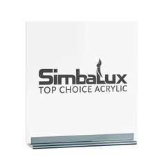 [1-Pack] SimbaLux® Acrylic Sheet Clear 12”x12” 1/2″ Thick (13mm) Plexiglass