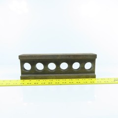 1972 J.G. Pieta 12″L x 4″ x 2″ W Steel Parallel / Riser Machinist Block Vintage