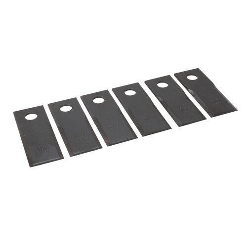 Disc Mower Knives Type 1 Top Bevel Flat 6 Pack fits Kuhn GMD55 GMD66 56451210