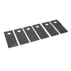 Disc Mower Knives Type 1 Top Bevel Flat 6 Pack fits Kuhn GMD55 GMD66 56451210