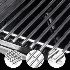 SUS304 9MM Stainless Steel Grill Grates for Ninja FlexFlame PG300 Series,XSKGRIL