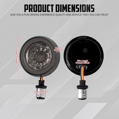 Motorcycle LED Turn Signals Bulbs Rear 1157 Bullet Lights Fit for Harley Softail