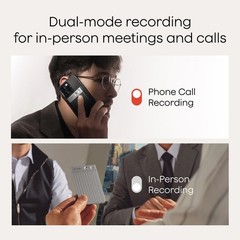Plaud Note AI Voice Recorder, Voice Recorder w/Case, App Control, AI Transcri…