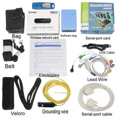 CONTEC8000S 12-Lead Wireless Stress ECG System, Sampling Test + Software