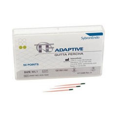 Kerr 815-1543 SybronEndo TF Adaptive Gutta Percha Points Medium/Large ML1 50/Pk