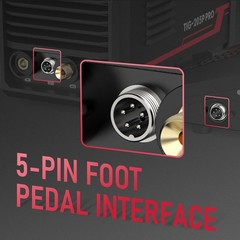 205A TIG Welder with Pulse,3 in 1 STICK/DC TIG/Pulse Large LED Display